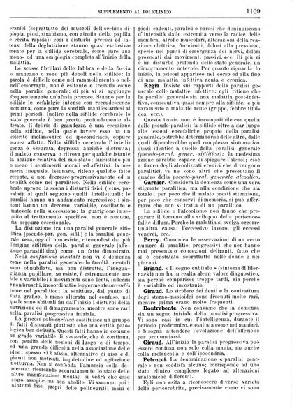 Supplemento al policlinico periodico di medicina, chirurgia ed igiene