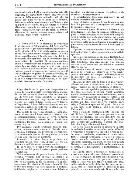 Supplemento al policlinico periodico di medicina, chirurgia ed igiene