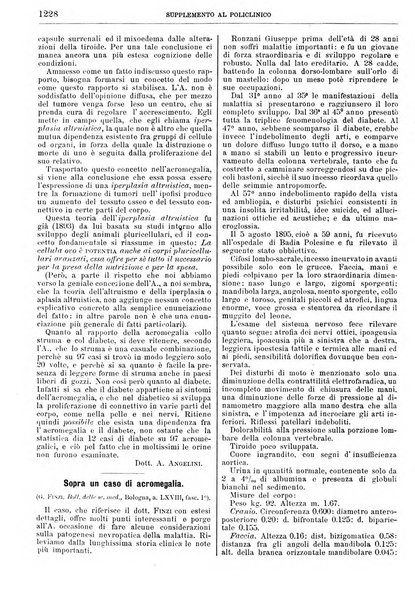 Supplemento al policlinico periodico di medicina, chirurgia ed igiene