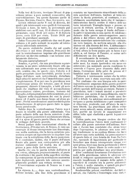 Supplemento al policlinico periodico di medicina, chirurgia ed igiene