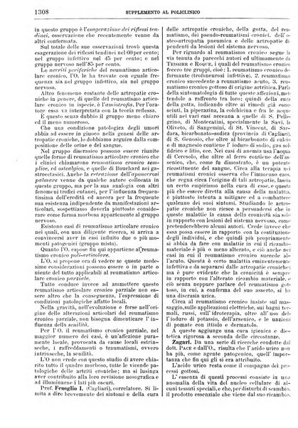 Supplemento al policlinico periodico di medicina, chirurgia ed igiene