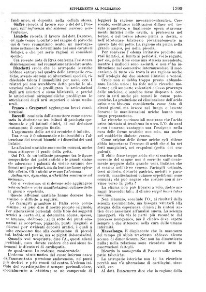 Supplemento al policlinico periodico di medicina, chirurgia ed igiene