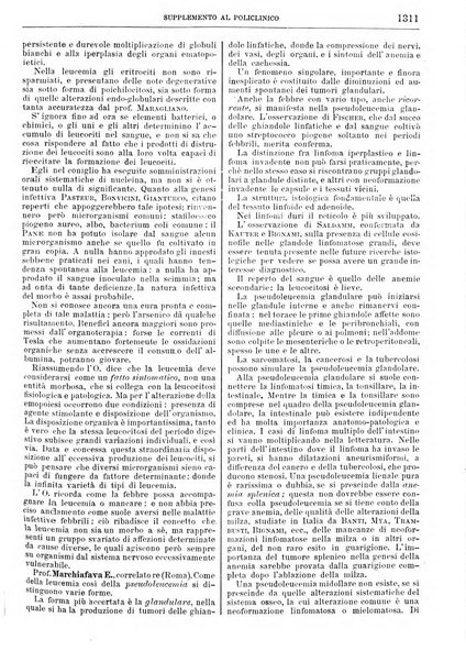 Supplemento al policlinico periodico di medicina, chirurgia ed igiene