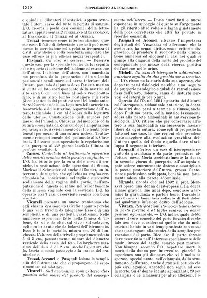 Supplemento al policlinico periodico di medicina, chirurgia ed igiene