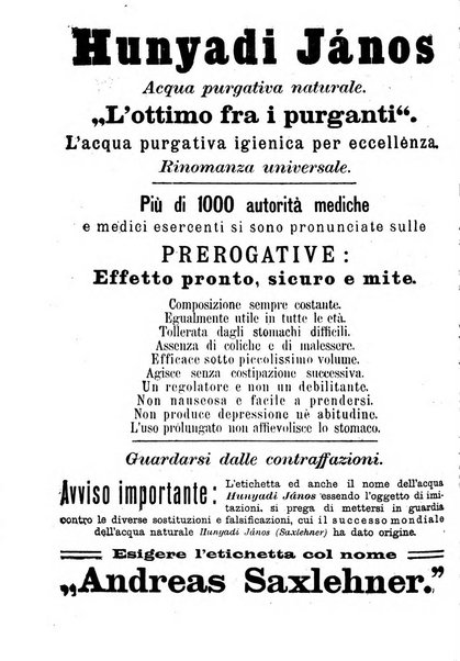 Supplemento al policlinico periodico di medicina, chirurgia ed igiene