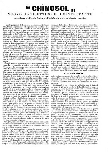 Supplemento al policlinico periodico di medicina, chirurgia ed igiene