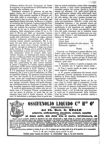 Supplemento al policlinico periodico di medicina, chirurgia ed igiene