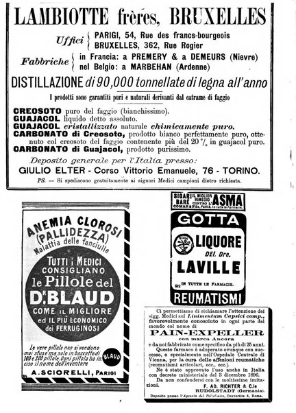 Supplemento al policlinico periodico di medicina, chirurgia ed igiene