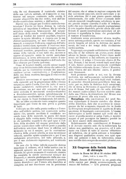 Supplemento al policlinico periodico di medicina, chirurgia ed igiene