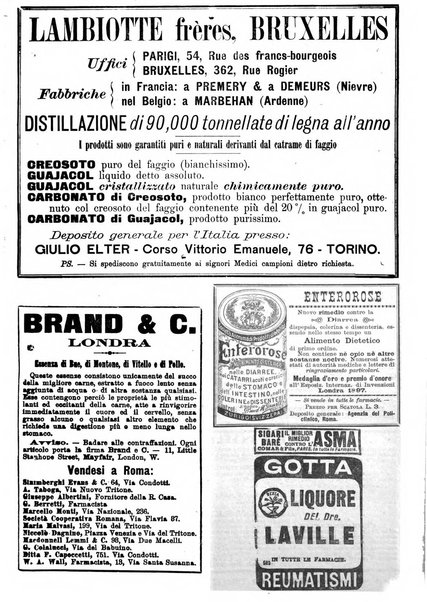 Supplemento al policlinico periodico di medicina, chirurgia ed igiene