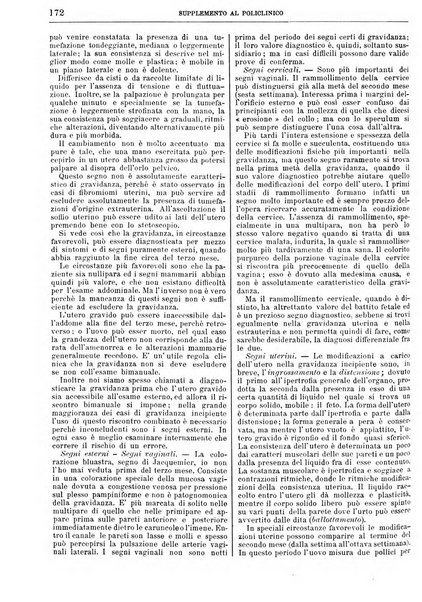 Supplemento al policlinico periodico di medicina, chirurgia ed igiene