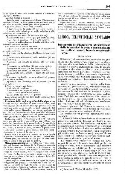 Supplemento al policlinico periodico di medicina, chirurgia ed igiene