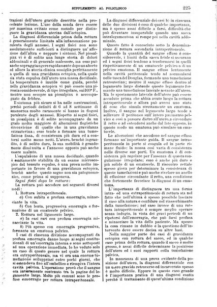 Supplemento al policlinico periodico di medicina, chirurgia ed igiene