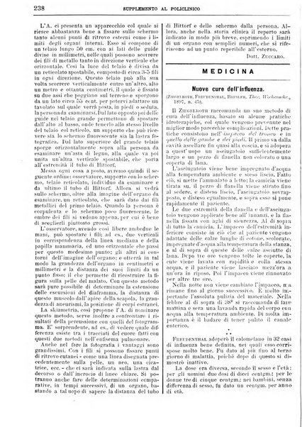 Supplemento al policlinico periodico di medicina, chirurgia ed igiene