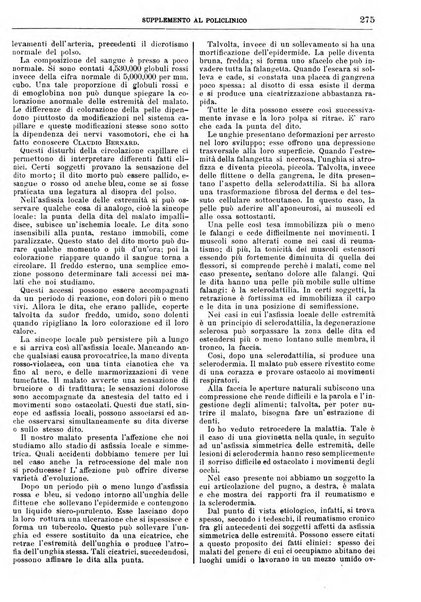 Supplemento al policlinico periodico di medicina, chirurgia ed igiene