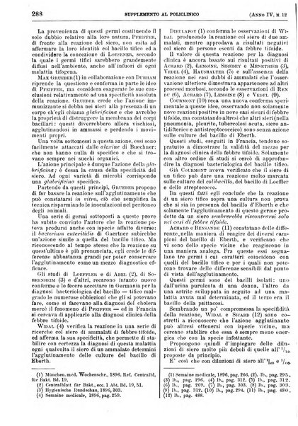 Supplemento al policlinico periodico di medicina, chirurgia ed igiene