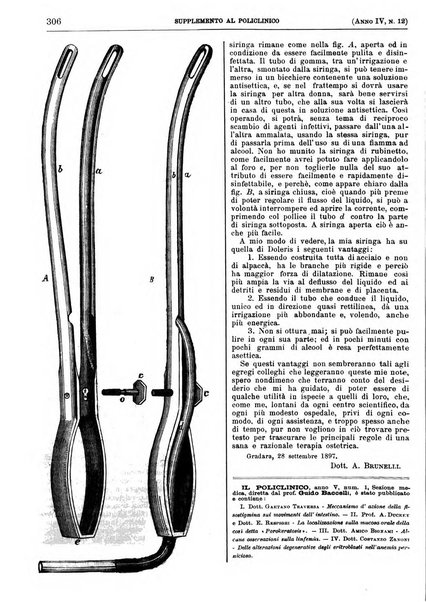 Supplemento al policlinico periodico di medicina, chirurgia ed igiene