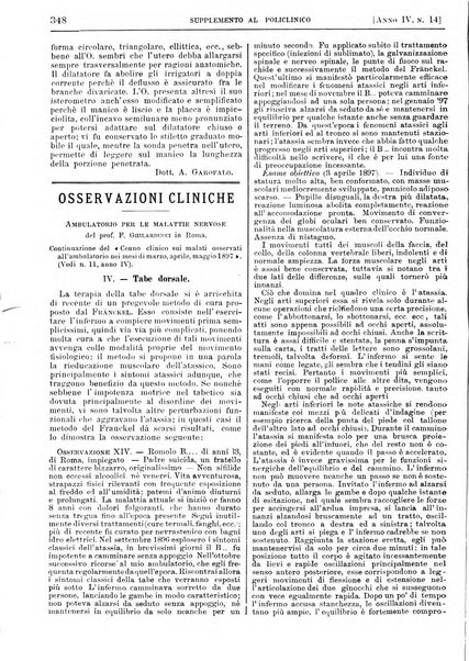 Supplemento al policlinico periodico di medicina, chirurgia ed igiene