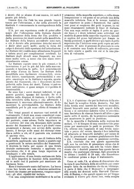 Supplemento al policlinico periodico di medicina, chirurgia ed igiene