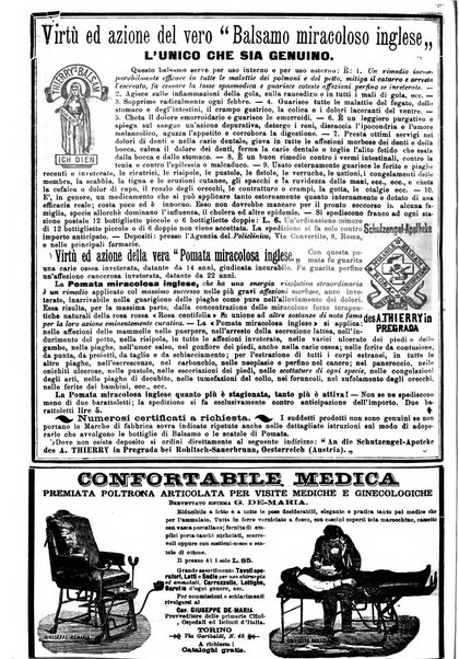 Supplemento al policlinico periodico di medicina, chirurgia ed igiene