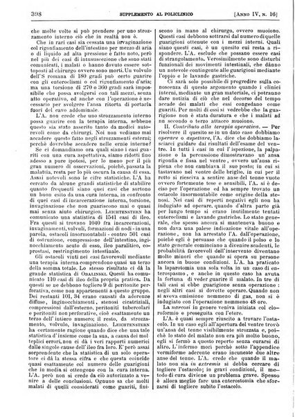 Supplemento al policlinico periodico di medicina, chirurgia ed igiene