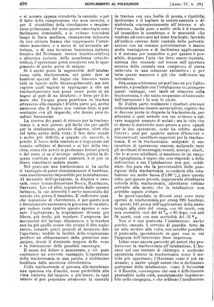 Supplemento al policlinico periodico di medicina, chirurgia ed igiene