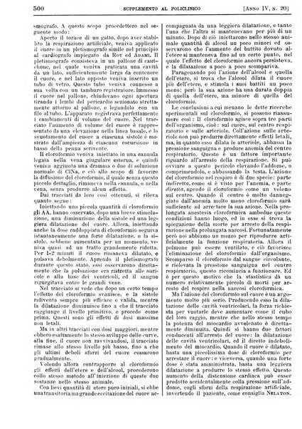 Supplemento al policlinico periodico di medicina, chirurgia ed igiene