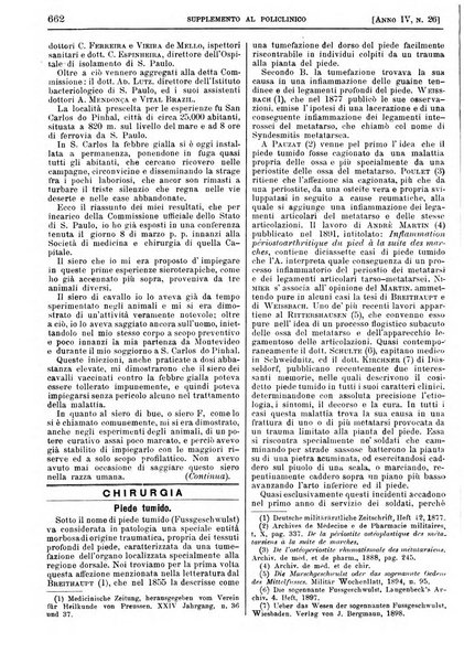 Supplemento al policlinico periodico di medicina, chirurgia ed igiene