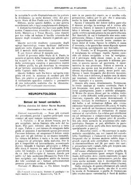 Supplemento al policlinico periodico di medicina, chirurgia ed igiene