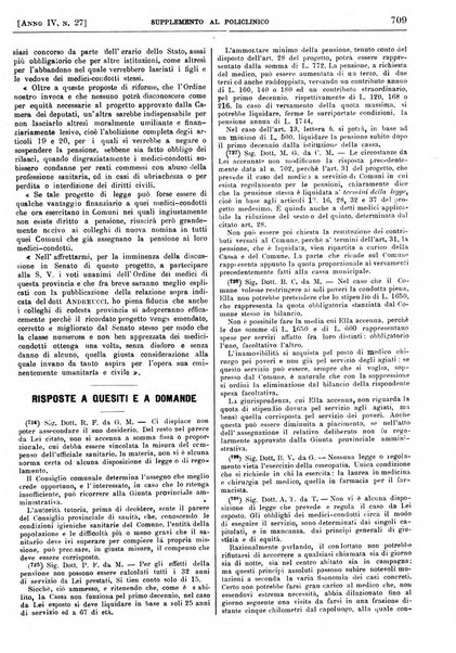 Supplemento al policlinico periodico di medicina, chirurgia ed igiene