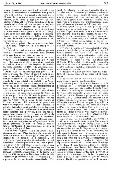 Supplemento al policlinico periodico di medicina, chirurgia ed igiene