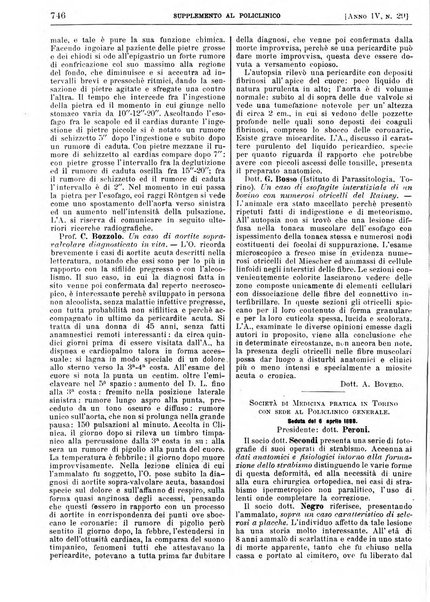 Supplemento al policlinico periodico di medicina, chirurgia ed igiene