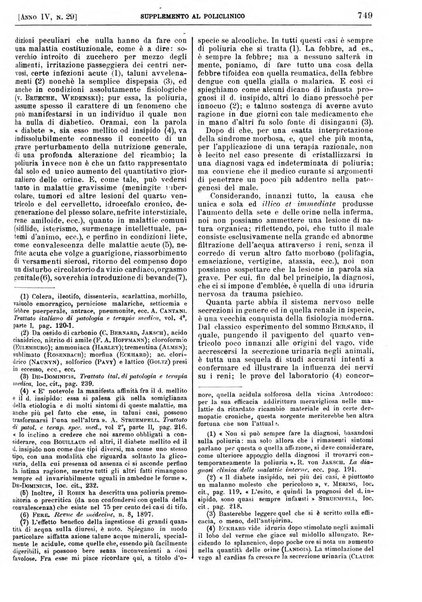 Supplemento al policlinico periodico di medicina, chirurgia ed igiene