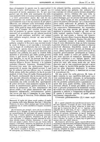 Supplemento al policlinico periodico di medicina, chirurgia ed igiene