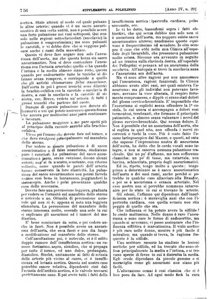 Supplemento al policlinico periodico di medicina, chirurgia ed igiene