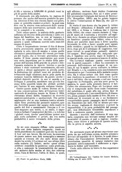 Supplemento al policlinico periodico di medicina, chirurgia ed igiene