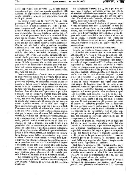 Supplemento al policlinico periodico di medicina, chirurgia ed igiene