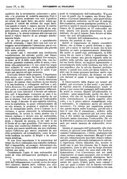 Supplemento al policlinico periodico di medicina, chirurgia ed igiene