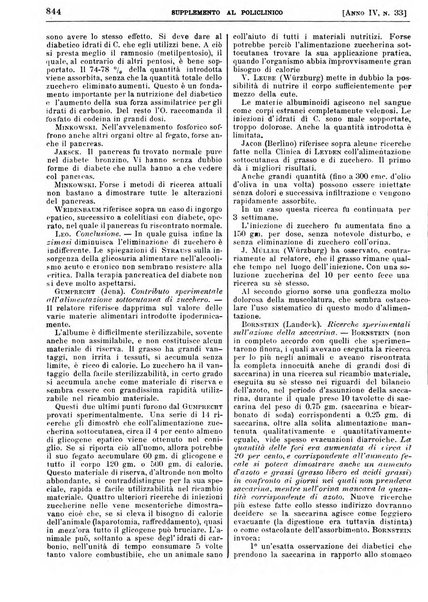 Supplemento al policlinico periodico di medicina, chirurgia ed igiene