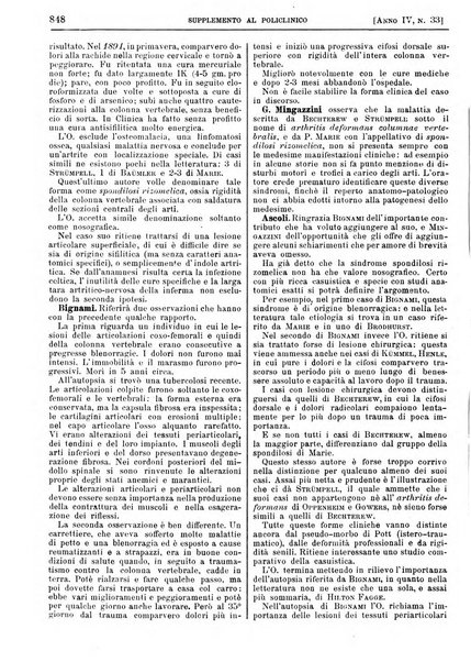 Supplemento al policlinico periodico di medicina, chirurgia ed igiene