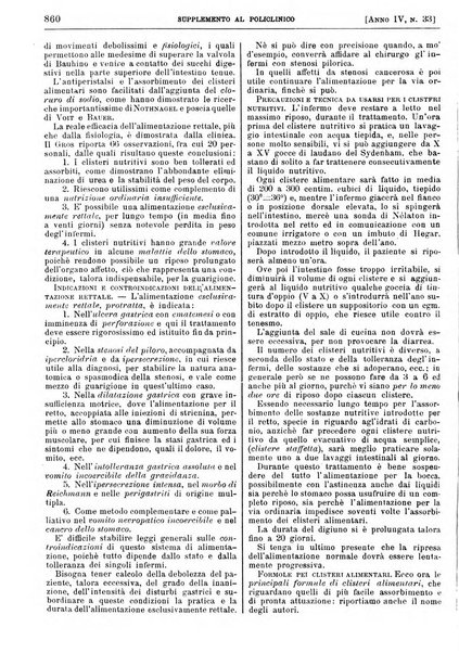 Supplemento al policlinico periodico di medicina, chirurgia ed igiene