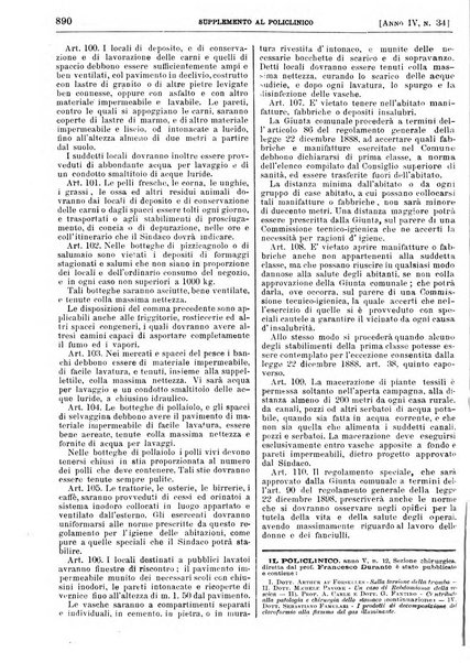 Supplemento al policlinico periodico di medicina, chirurgia ed igiene