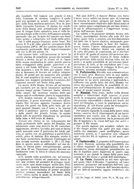 Supplemento al policlinico periodico di medicina, chirurgia ed igiene