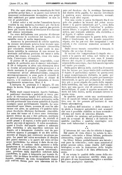 Supplemento al policlinico periodico di medicina, chirurgia ed igiene