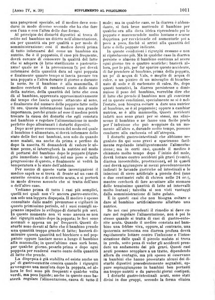 Supplemento al policlinico periodico di medicina, chirurgia ed igiene