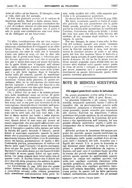 Supplemento al policlinico periodico di medicina, chirurgia ed igiene