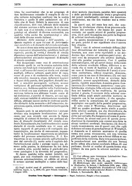 Supplemento al policlinico periodico di medicina, chirurgia ed igiene