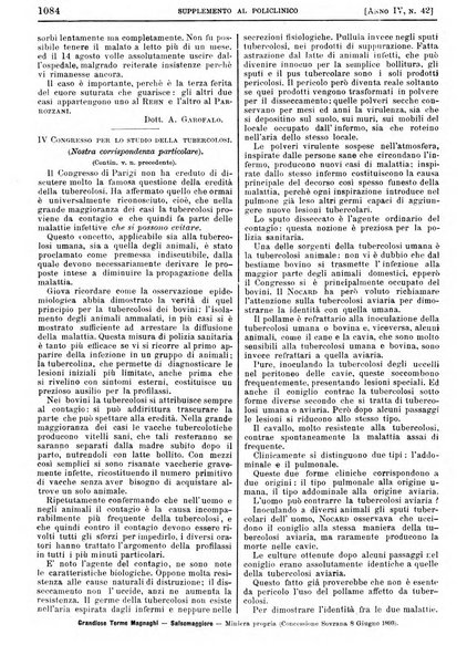 Supplemento al policlinico periodico di medicina, chirurgia ed igiene