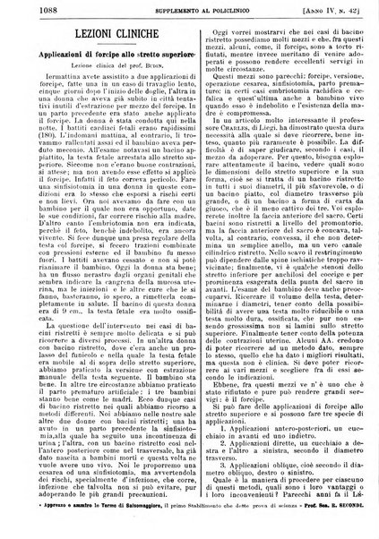 Supplemento al policlinico periodico di medicina, chirurgia ed igiene