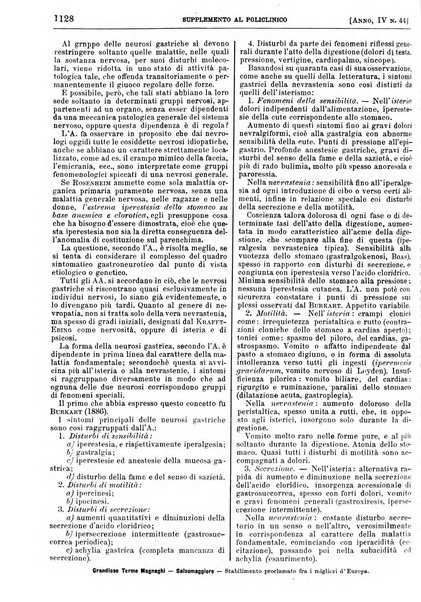 Supplemento al policlinico periodico di medicina, chirurgia ed igiene